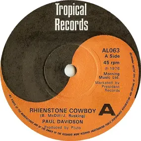 Paul Davidson - Rhienstone Cowboy