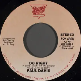 Paul Davis - Do Right