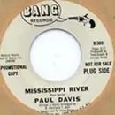 7inch Vinyl Single - Paul Davis - Mississippi River
