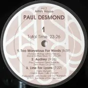 LP - Paul Desmond - Paul Desmond - Gatefold