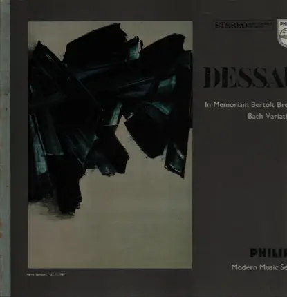 Paul Dessau - In Memoriam Bertolt Brecht, Bach Variations