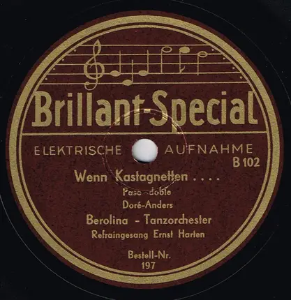 Paul Dorn , Max Mentor , Ernst Harlen - Gitarren Spielt Auf / Wenn Kastagnetten...