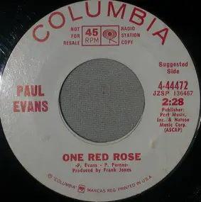 paul Evans - One Red Rose / Bound To Silence