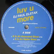12inch Vinyl Single - Paul Elstak - Luv U More