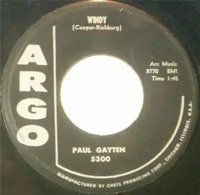 Paul Gayten - Windy / Tickle Toe