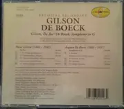 CD - Gilson / De Boeck - De Zee • Symphony In G
