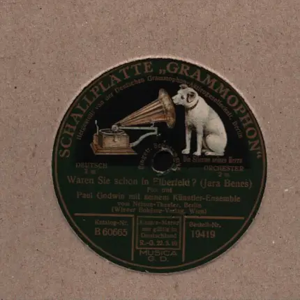 Paul Godwin - Waren Sie schon in Elberfeld? / Ich hab' mein Herz in Heidelberg verloren