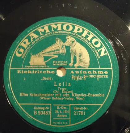 Paul Godwin Mit Seinem Künstler-Ensemble , Efim Schachmeister Künstler-Ensemble - Ich Küsse Ihre Hand, Madame / Leila