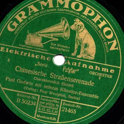 Paul Godwin Mit Seinem Künstler-Ensemble - Chinesische Straßenserenade / Japanischer Laternentanz