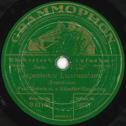 Paul Godwin Mit Seinem Künstler-Ensemble - Japanisches Kirschblütenfest / Japanischer Laternentanz