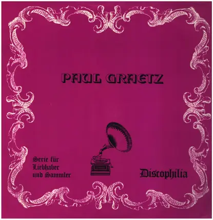 Paul Graetz - Serie für Liebhaber und Sammler