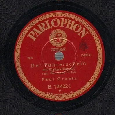 Paul Graetz - Der Führerschein