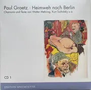 CD-Box - Paul Graetz - Heimweh Nach Berlin - digifile in hardcover box