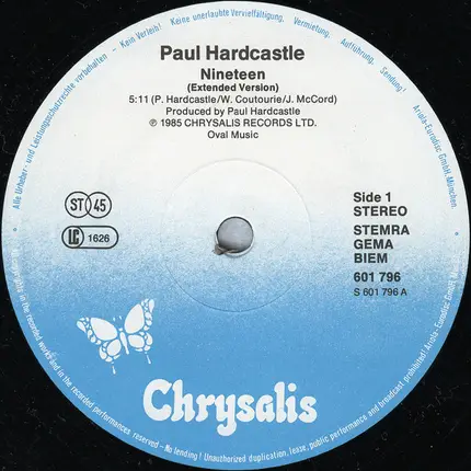 Paul Hardcastle - 19 (Extended Version)
