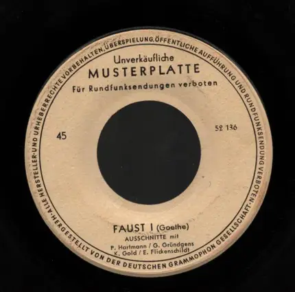 Paul Hartmann, Gustaf Gründgens, Käthe Gold, Elisabeth Flickenschildt - Faust I: Ausschnitte