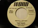 7inch Vinyl Single - Paul Harvey - Wanted--A Portrait