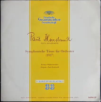 Hindemith - Symphonische Tänze Für Orchester
