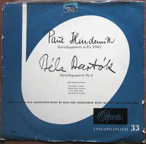 Paul Hindemith - Streichquartett In Es (1943) / Streichquartett Nr. 6