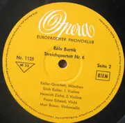 LP - Hindemith / Bartók / Das Keller Quartett - Streichquartett In Es (1943) / Streichquartett Nr. 6
