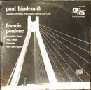 LP - Paul Hindemith , Francis Poulenc - Kammermusikvereinigung Ludwigshafen - Quartett Für Piano, Klarinette, Violine Und Cello / Sextett Für Piano, Flöte, Oboe, Klarinette, Horn Und Fagott