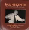 LP - Paul Hindemith , Ludwig Hoelscher , Kurt Rapf - Werke Für Violoncello Und Klavier - signed by Hindemith