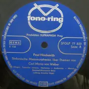 LP - Hindemith / Kodály - Symphonische Metamorphosen Über Themen Von Carl Maria Von Weber / Variationen Über Ein Ungarisches Volkslied