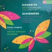 LP - Paul Hindemith / Arnold Schoenberg - Symphonic Metamorphoses / 5 Pieces For Orchestra, Op. 16