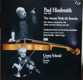 Paul Hindemith - Vier Virtuose Werke Für Bratsche