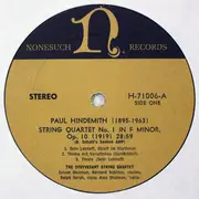 LP - Hindemith / Malipiero - String Quartet No. 1 Op. 10 / Rispetti E Strambotti For String Quartet