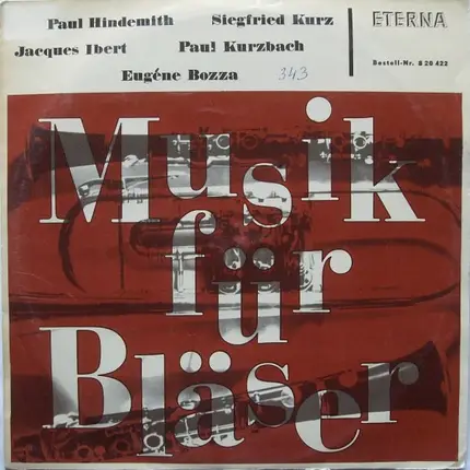 Hindemith / Kurz / Ibert / Kurzbach / Bozza - Musik Für Bläser