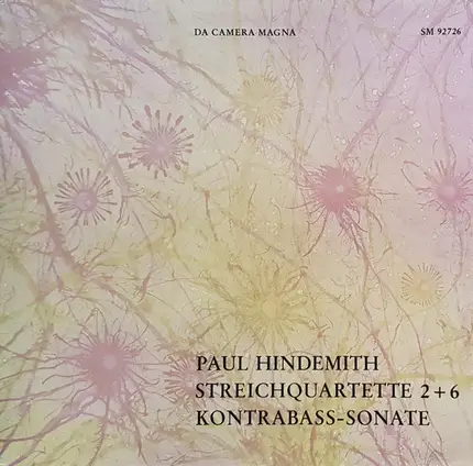 Hindemith - Streichquartette 2+6, Kontrabass-sonate