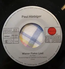 Paul Hörbiger - Wiener Fiaker-Lied / Mir Raubt Nix Mei Ruah