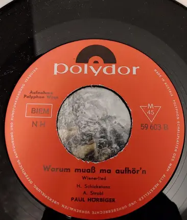 Paul Hörbiger - Stellt's Meine Ross' In Stall