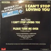 12inch Vinyl Single - Paul Ives - I Can't Stop Loving You