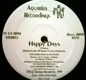 Paul Jacobs - Happy Days (99 Remixes)