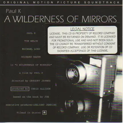 Paul K. - A Wilderness Of Mirrors - Original Motion Picture Soundtrack