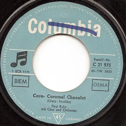 Paul Kuhn - Cara-Caramel Chocolat