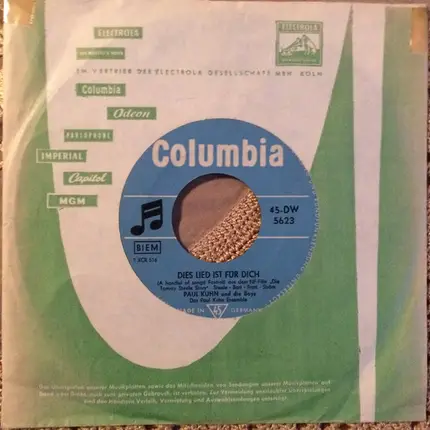 Paul Kuhn - Chicago / Dies Lied Ist Für Dich