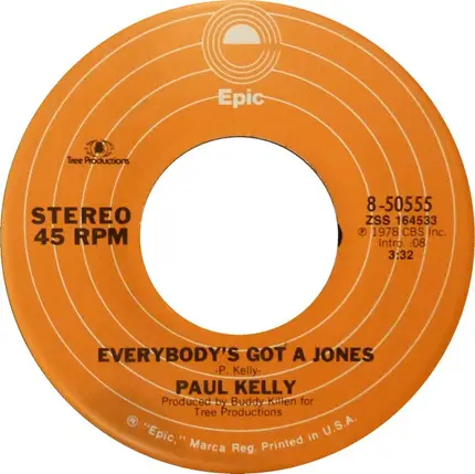 Paul Kelly - Everybody's Got A Jones