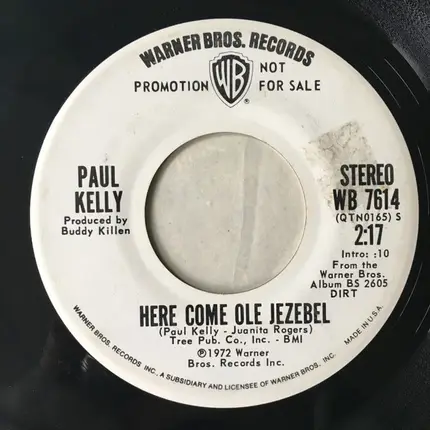 Paul Kelly - Here Come Ole Jezebel