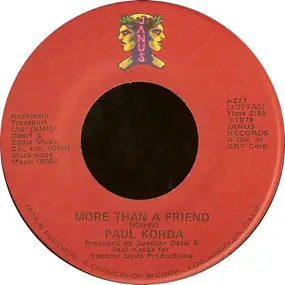 Paul Korda - More Than A Friend / Alone Together