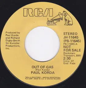 Paul Korda - Out Of Gas