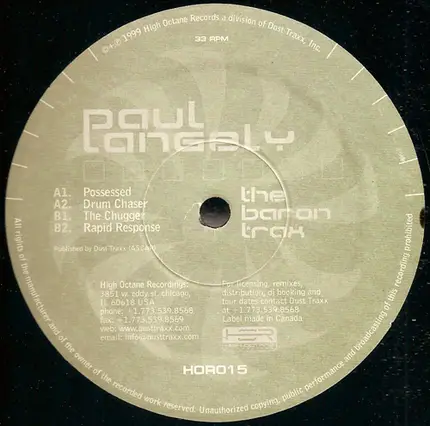 Paul Langley - Baron Trax