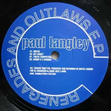 Paul Langley - Renegades And Outlaws E.P.