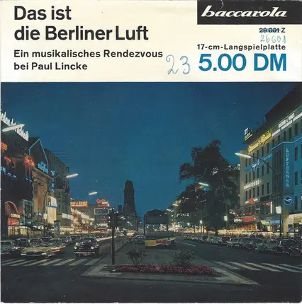Paul Lincke - Das ist die Berliner Luft