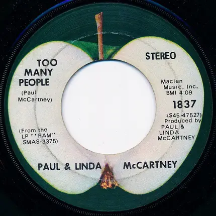 Paul & Linda McCartney - Uncle Albert / Admiral Halsey
