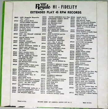 Paul Paine And His Society Orchestra - South Pacific