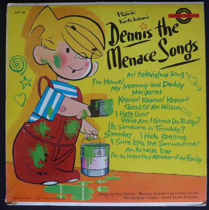 Paul Parnes , The Sandpiper Chorus , Jimmy Carroll And His Orchestra - Hank Ketcham's Dennis The Menace Songs