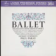 LP - Paul Paray / Detroit Symphony Orchestra - Ballet Highlights From French Operas - Promo