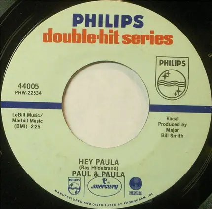 Paul & Paula - Hey Paula / Something Old, Something New